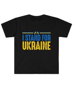 I Stand For Ukraine Flags T-Shirt