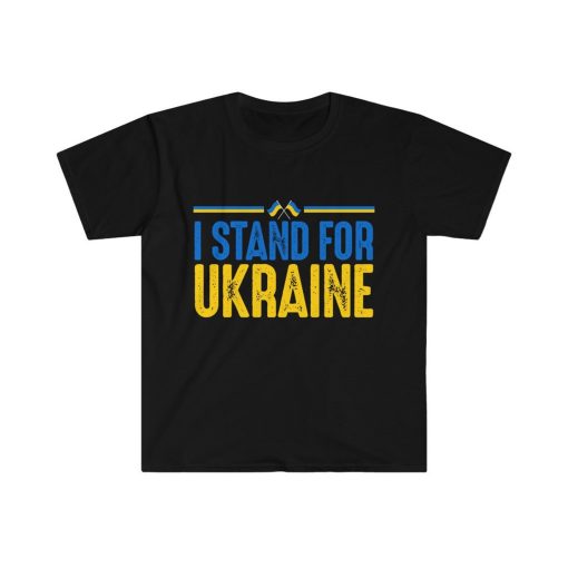 I Stand For Ukraine Flags T-Shirt