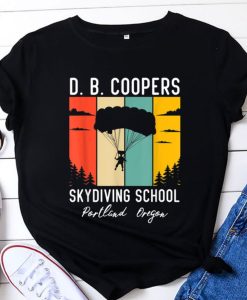 DB Cooper Skydiving School tshirt