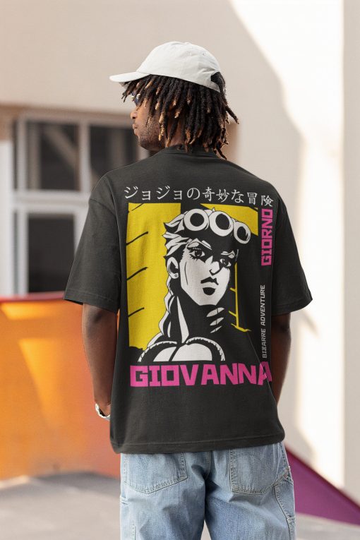 Men's Shirt Organic Cotton Anime JoJo's