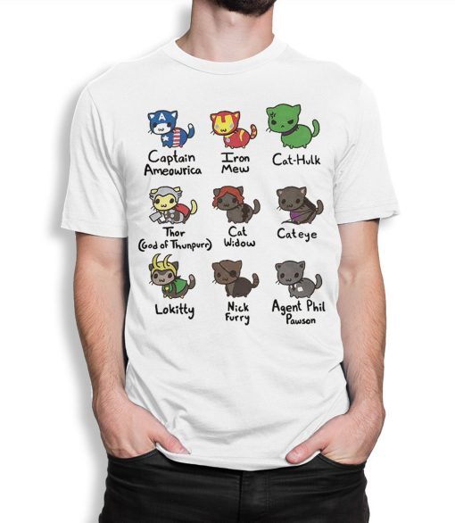 Cats Avengers Funny T-Shirt