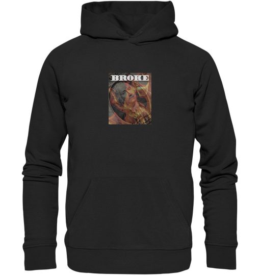 BROKE Hoodie Burning Dollar Hoodie