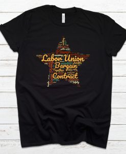 Union Word Cloud Star Tshirt